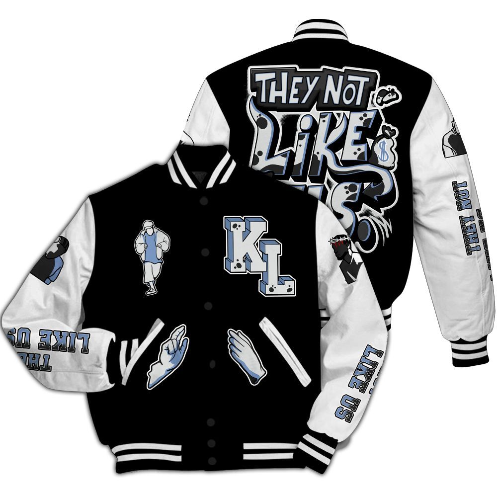 Varsity Jacket To Match Mid Space Jam 1s - Dislike Us Graphic All Over Print