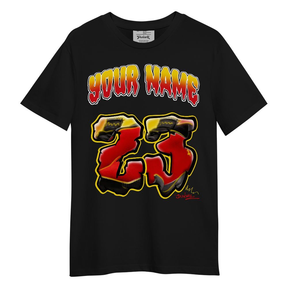 Shirt To Match Ferrari 14s - Custom Name Shoes Drip 23 Graphic