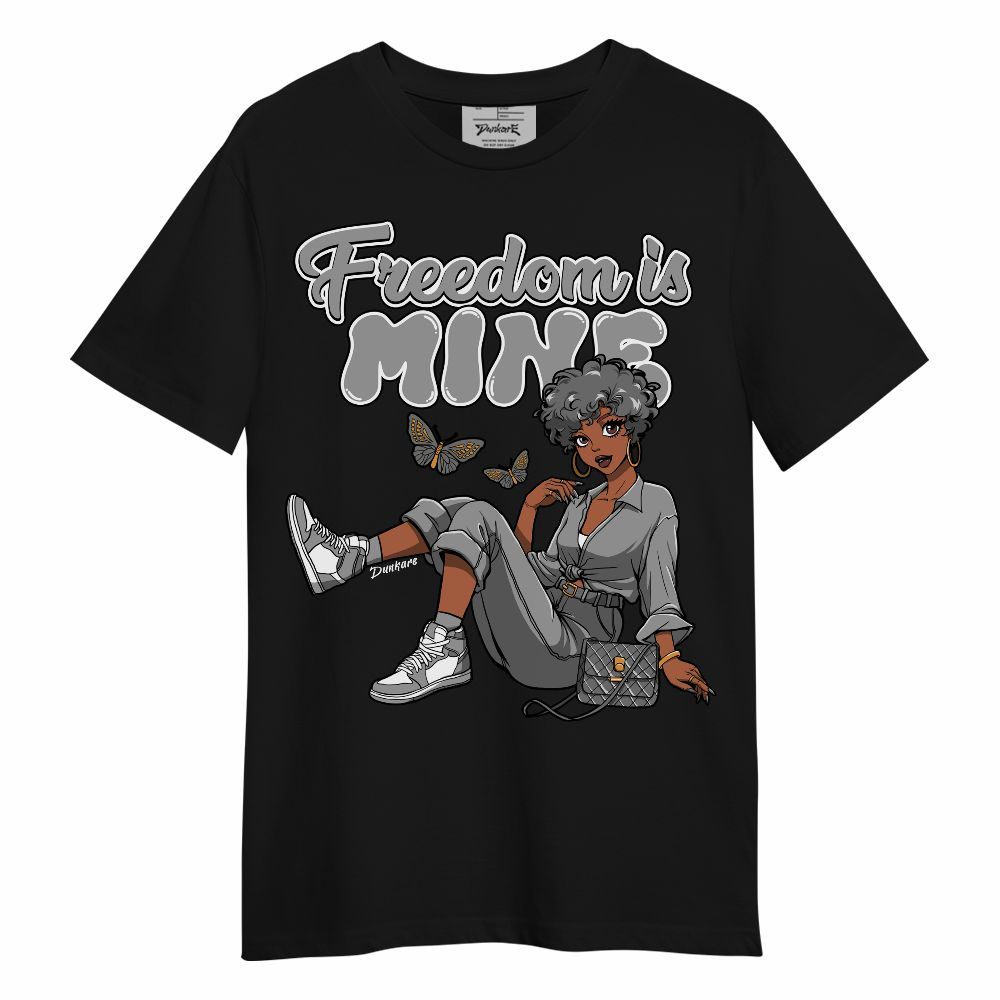 Shirt To Match Black Wolf Grey 12s - Freedom Is Mine Unisex Shirt