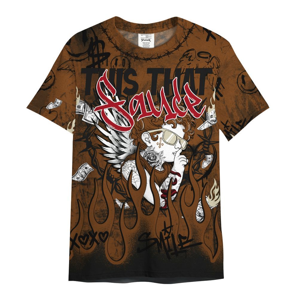 Shirt To Match Archaeo Brown 5s - This That Sauce Angel All Over Print
