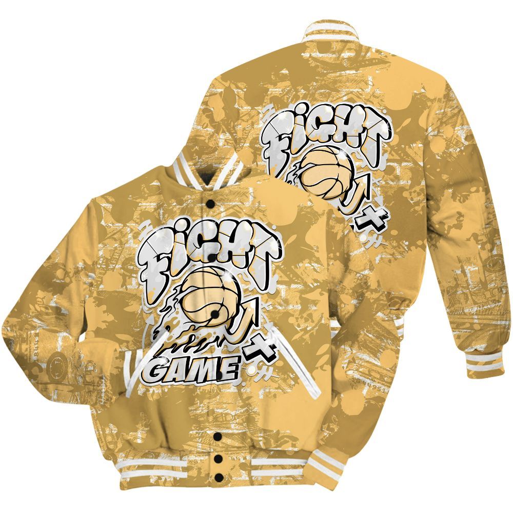 Varsity Jacket To Match Craft Paris 6s Shirt - Fighter Games Graphic Street Art All Over Print