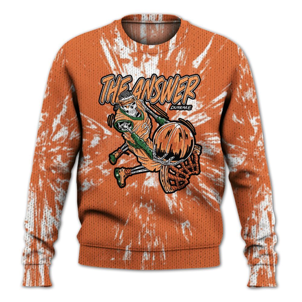 Knitted Sweater To Match Low Miami 5s - The Answer Skeleton Luxury