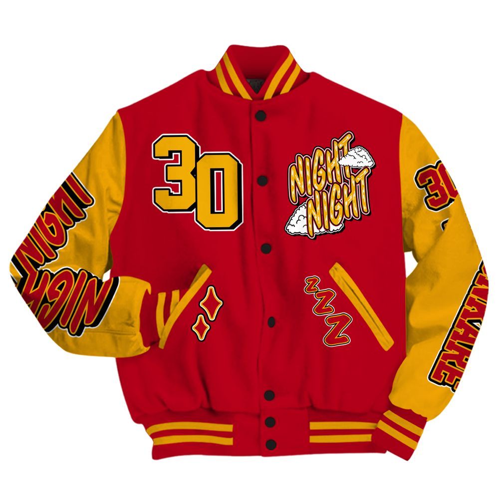 Varsity Jacket To Match Cardinal 7s - Seeya Skeleton All Over Print