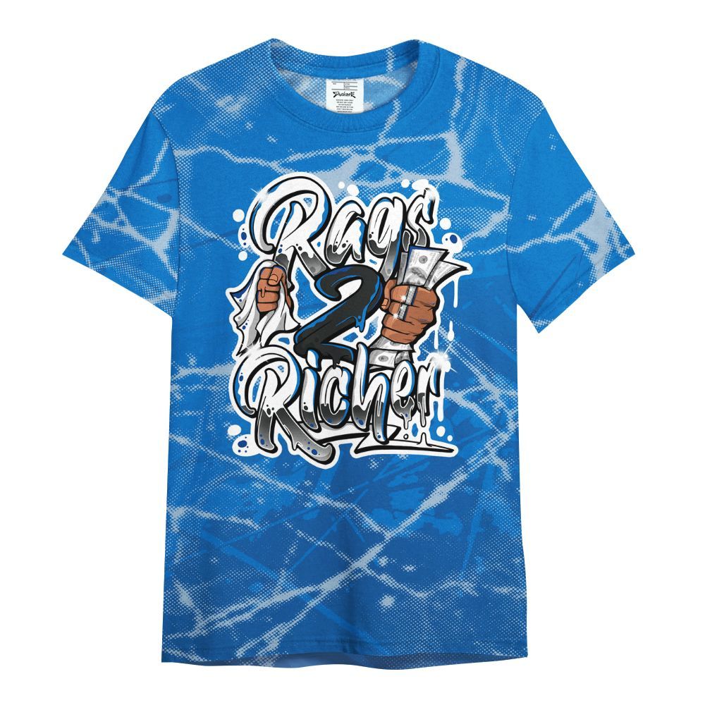 Shirt To Match Blueberry 12s - Rag 2 Rich Graphic All Over Print