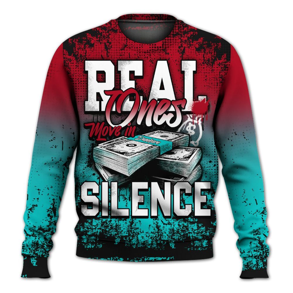 Sweatshirt To Match Air Griffey Max 1 Freshwater - Move In Silence Money Street Retro All Over Print