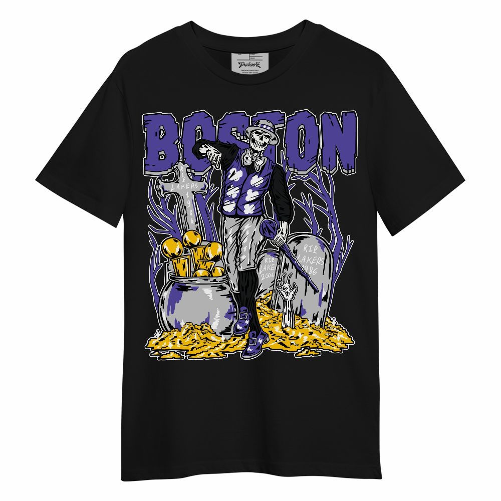 Shirt To Match Retro Concord 5s - Goldrush Skeleton Unisex Shirt