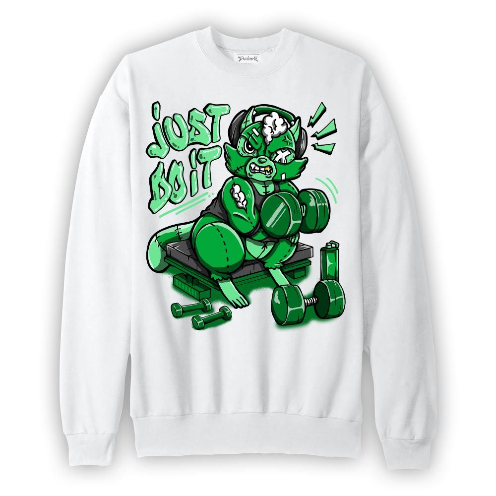 Sweatshirt To match Lucky Green 5s Sweatshirt - Working Out Raccoon Graphic