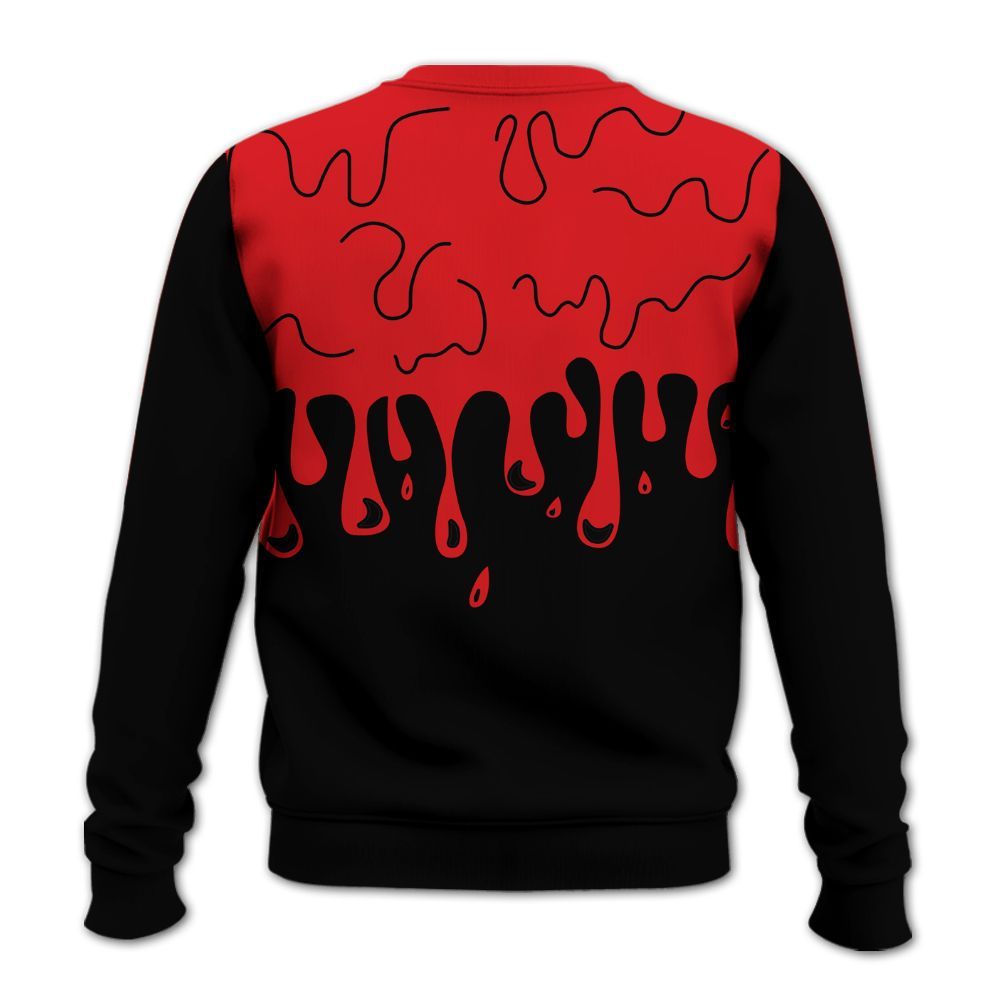 Sweatshirt To Match Scoot Zeros Retro Portland - Snake Trust No One Drip All Over Print