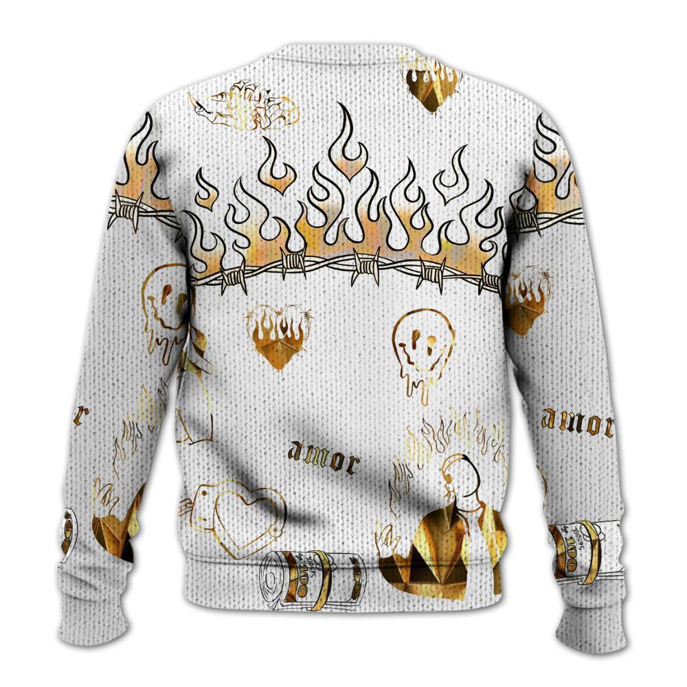 Knitted Sweater To Match NET Gold 4s - Snake Trust No One