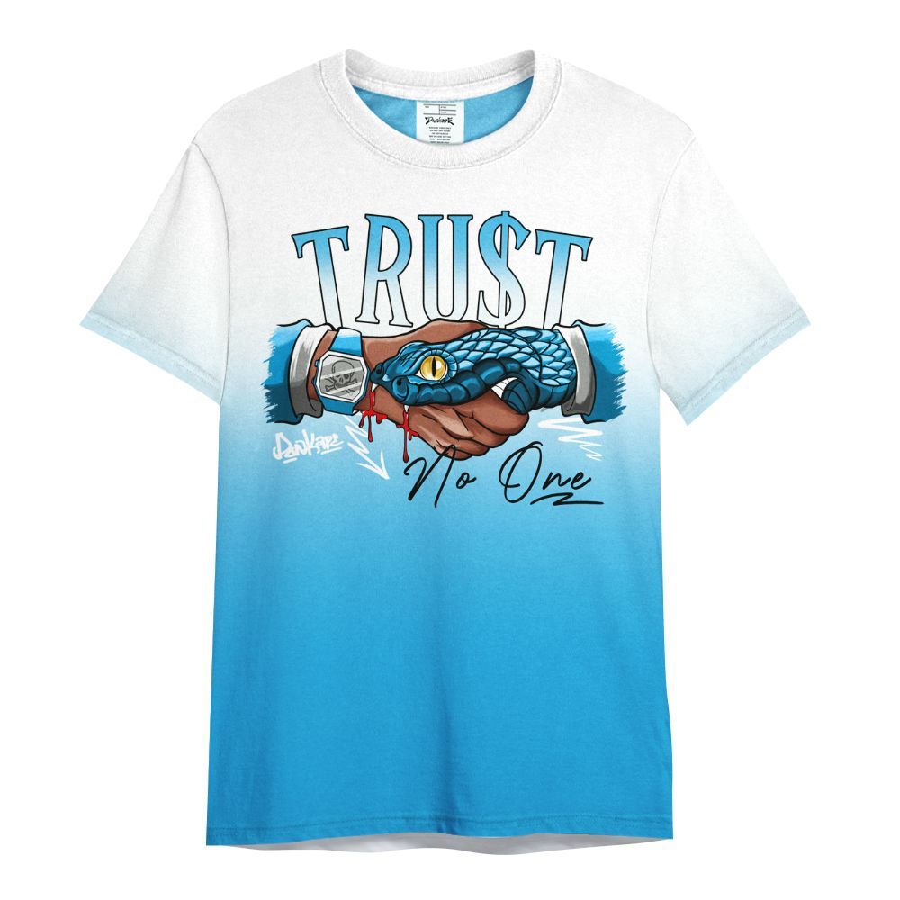 Shirt To Match University Blue Low 2026 11s - Snake Trust No One Drip All Over Print