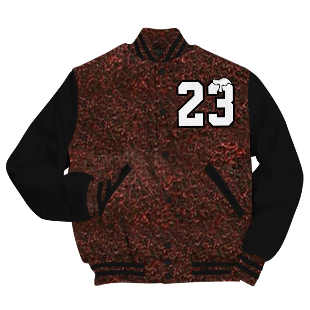 Varsity Jacket To Match Air Force 1 Low Halloween Skull 2024 - Custom Name Number 23 Drip All Over Print