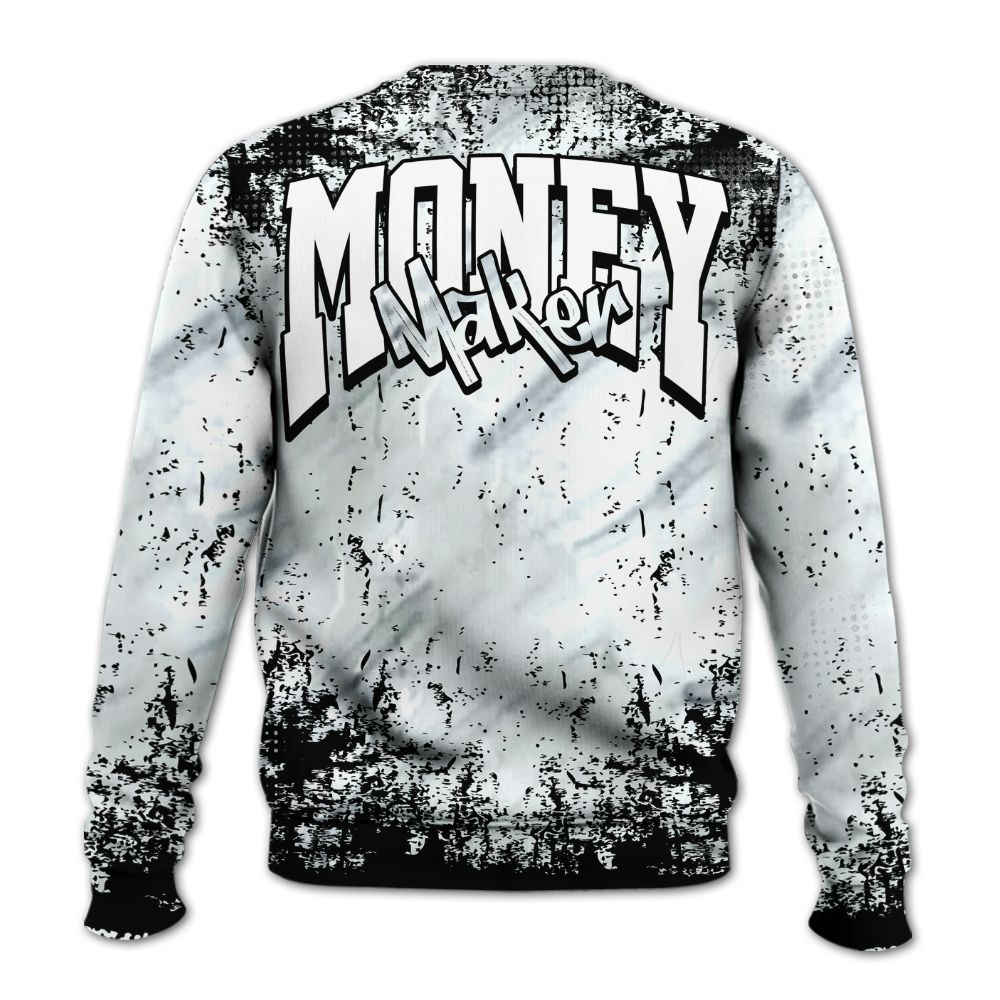 Sweatshirt To Match Air Foamposite Jin Kazama - Move In Silence Money Street Retro All Over Print