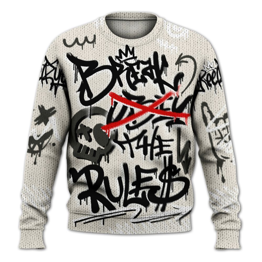 Knitted Sweater To Match Air Max Plus Moonlight Swarovski - Break Rules Streetwear