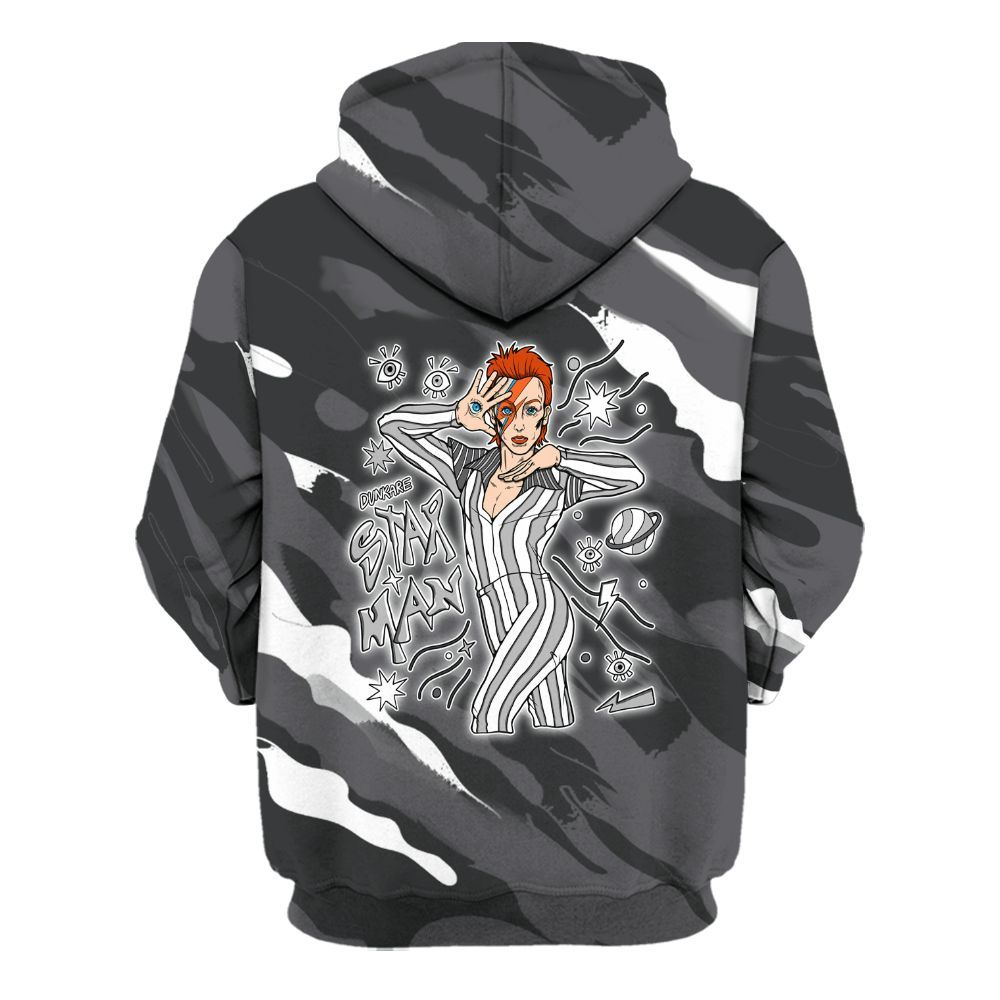 Hoodie To Match White Thunder 4s - Starmans Graphics Colored All Over Print