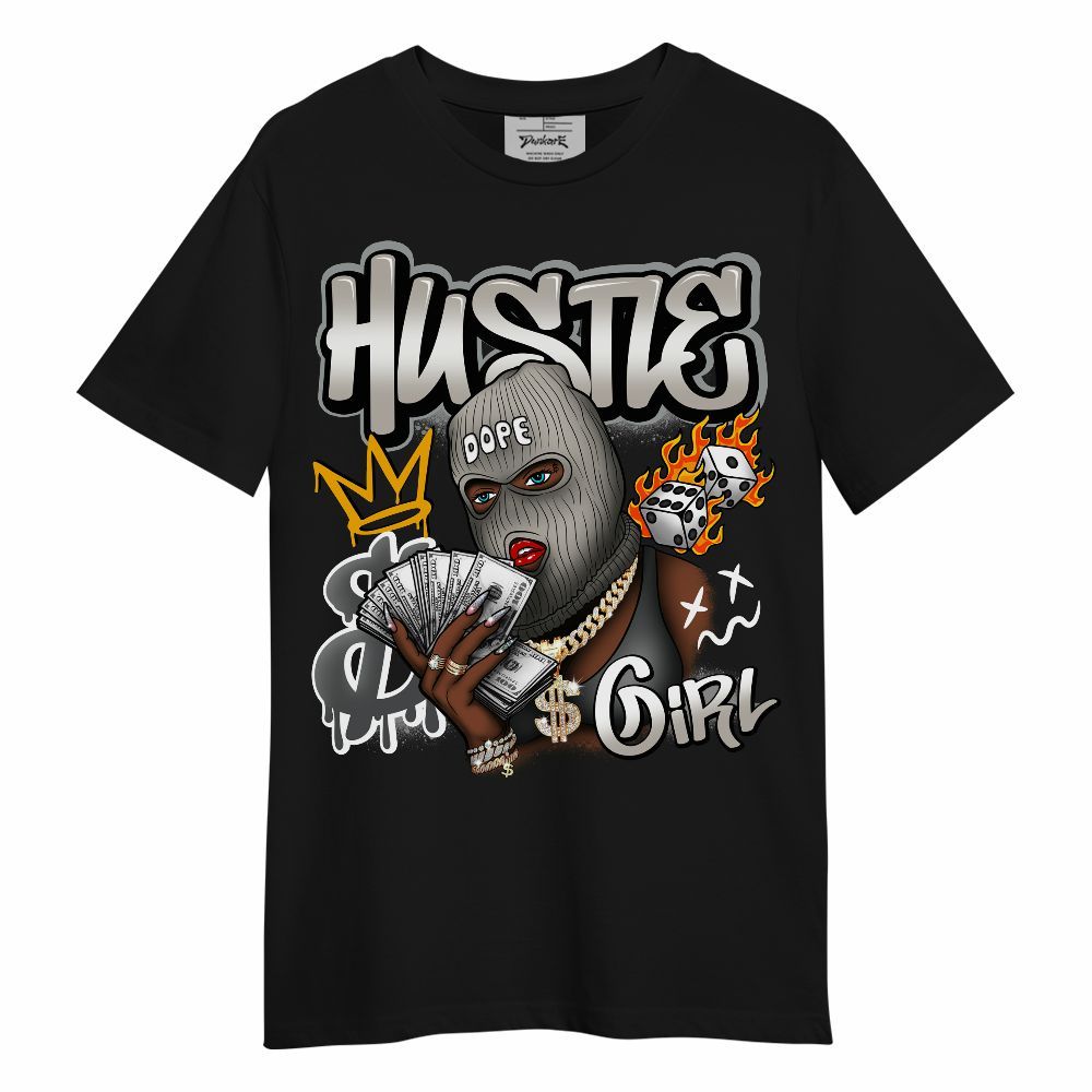 Shirt To Match Dunk Low Appears Oreo - Money Hustles Girl Streetwear Unisex Shirt