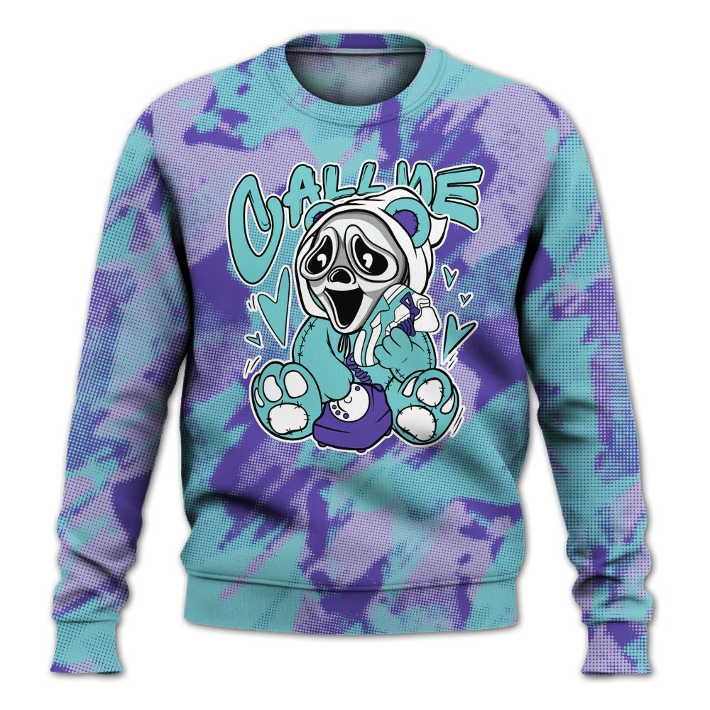 Sweatshirt To Match Low Hornets 1s - Call Me Bear Abstract Halftone All Over Print