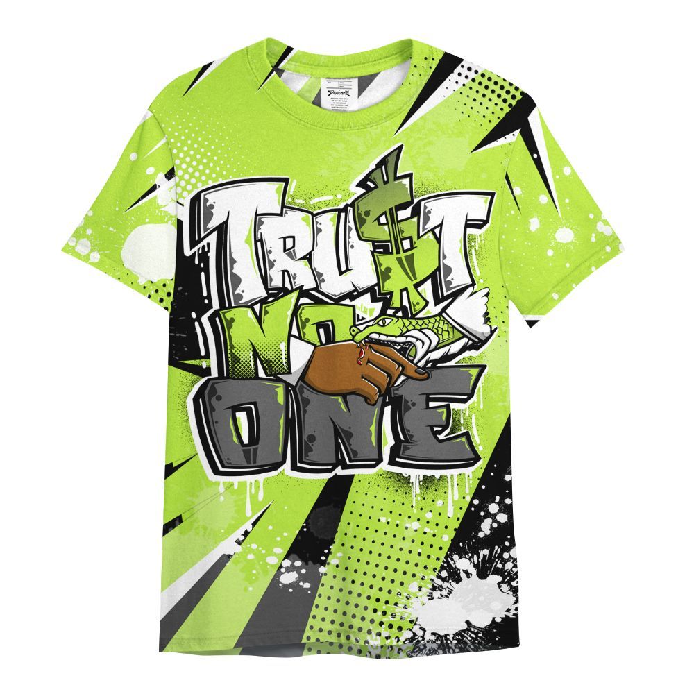 Shirt To Match Air Force 1 Low Dance Volt - Poly Trust No One Dripping All Over Print