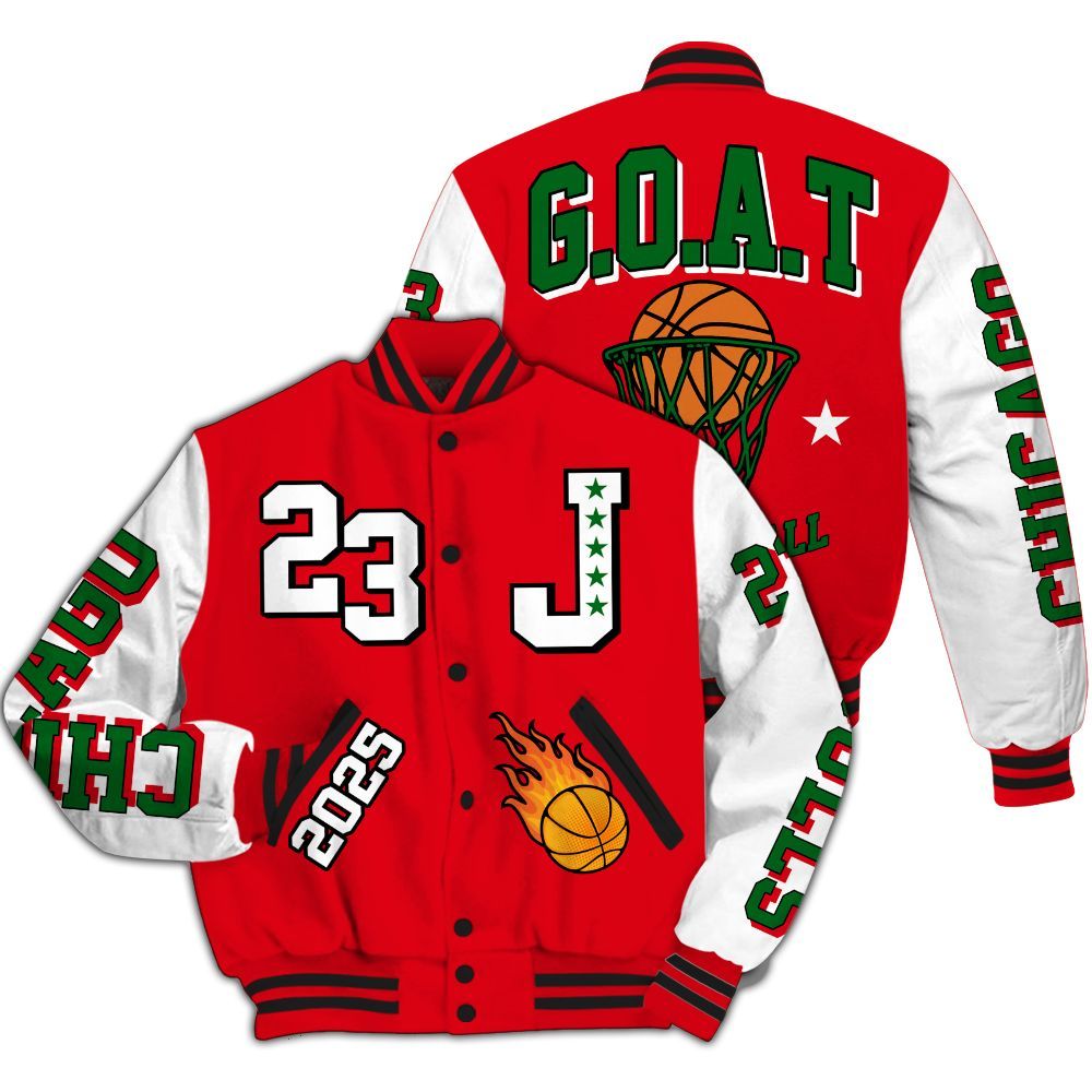 Varsity Jacket To Match Chicago 13s - Chicago 23 Basketball All Over Print