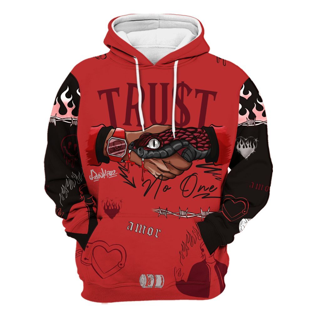 Hoodie To Match Kobe 9 Elite Christmas - Snake Trust No One All Over Print