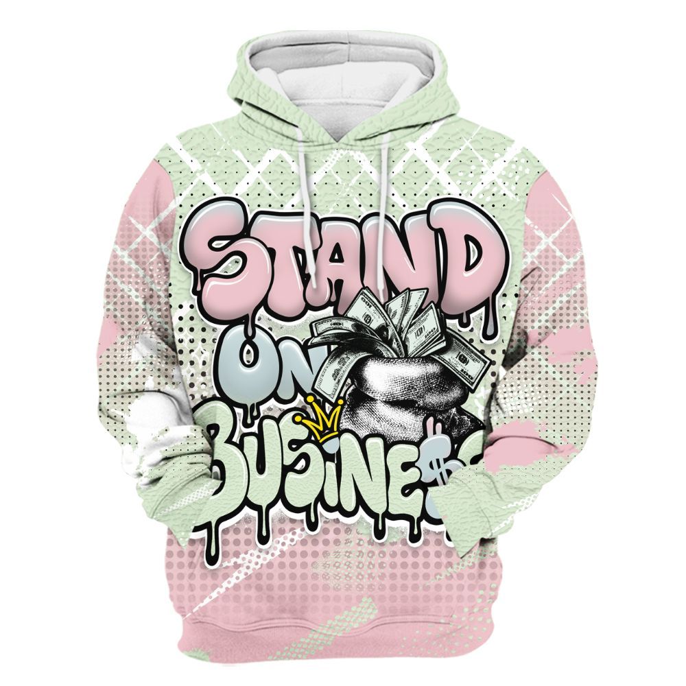 Hoodie To Match Spring Is In The Air 3s - Halftone Stand Business Dripping All Over Print