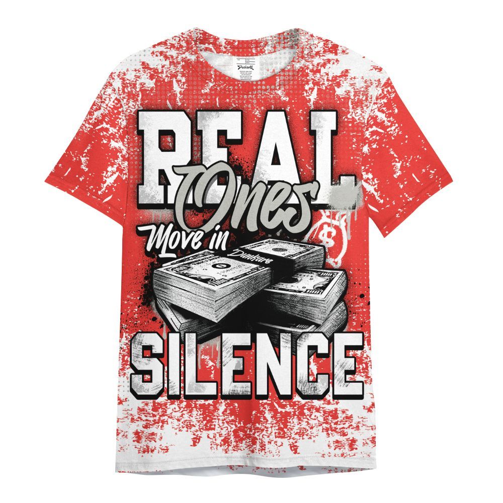 Shirt To Match Vomero 5 Bright Crimson - Move In Silence Money Street Retro All Over Print