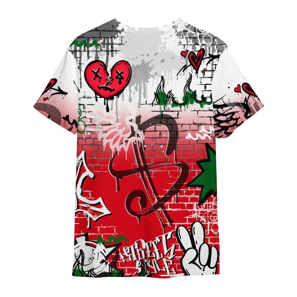 Shirt To Match Chicago 13s - Been Dif2erent Drip Graffiti All Over Print