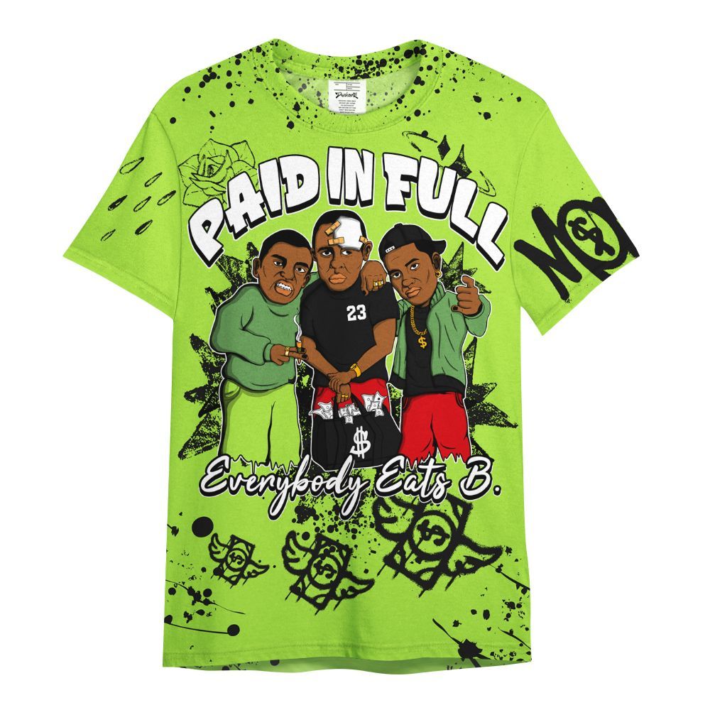 Shirt To Match Kobe 6 SE Grinch - Everybody Paid In Full Crayon All Over Print