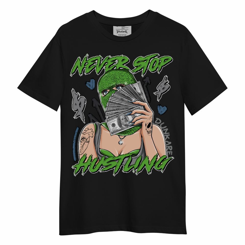Shirt To Match Retro Green Bean 5s - Hustling Unque Unisex Shirt