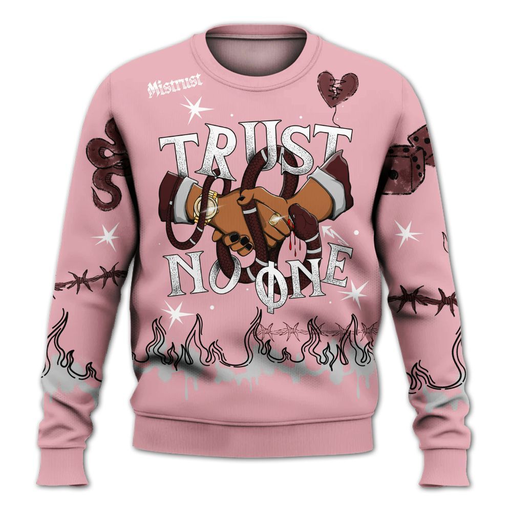 Sweatshirt To Match Air Max 90 Neapolitan 2025 - Trust No One Snake-Bite Doodle Crayon All Over Print