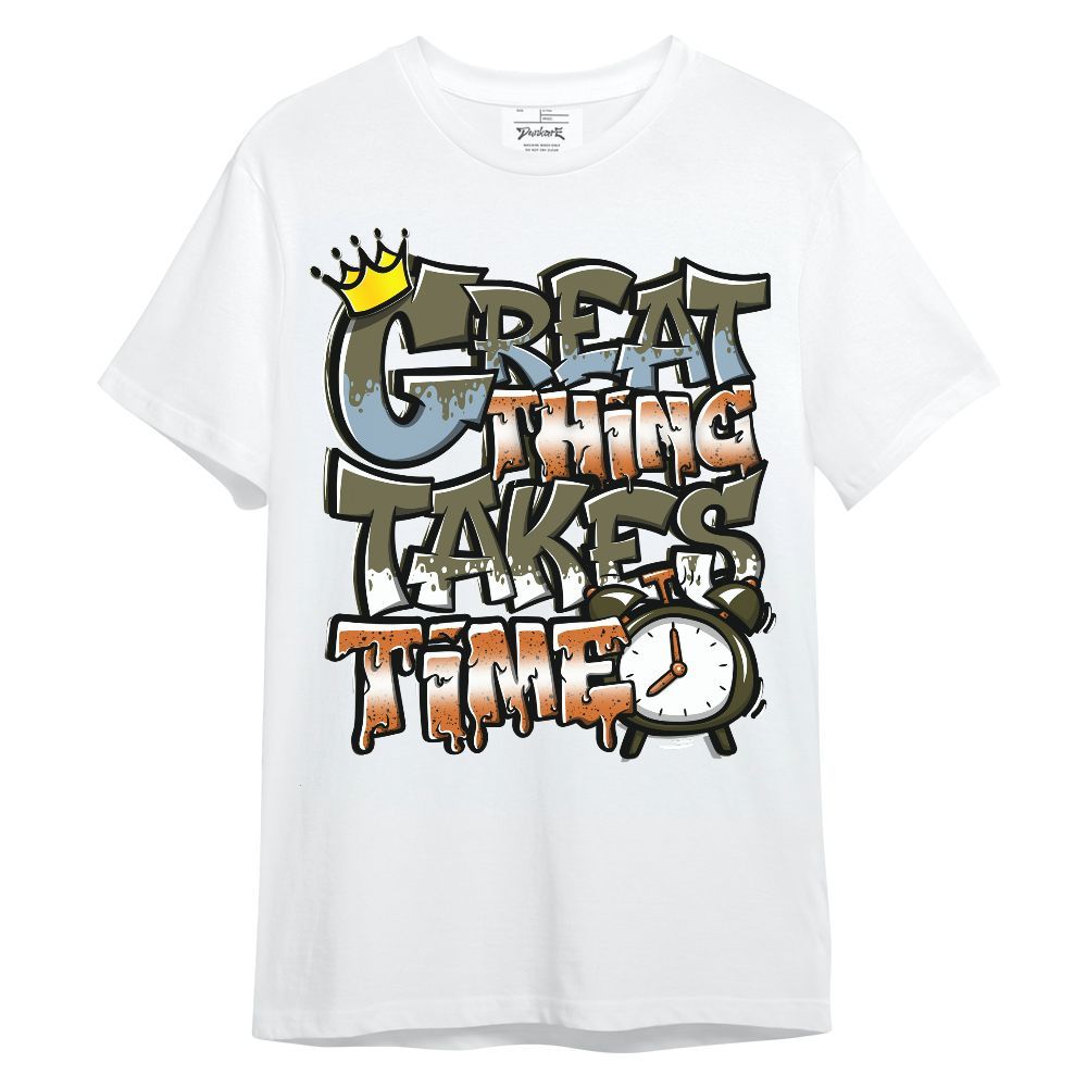 Shirt To Match Olive 5s - Great Things Sneaker Tee Streetwear Unisex Shirt