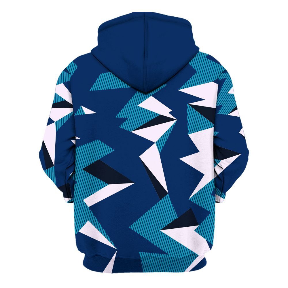 Hoodie To Match Kobe 5 X-Ray - Geometric Camouflage Pattern All Over Print