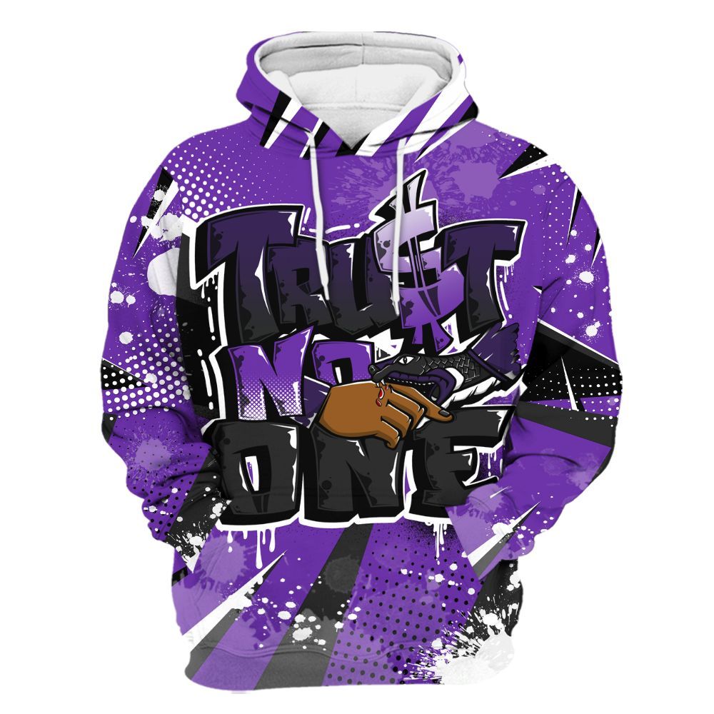 Hoodie To Match Kobe 9 Elite Low Moonwalker - Poly Trust No One Dripping All Over Print