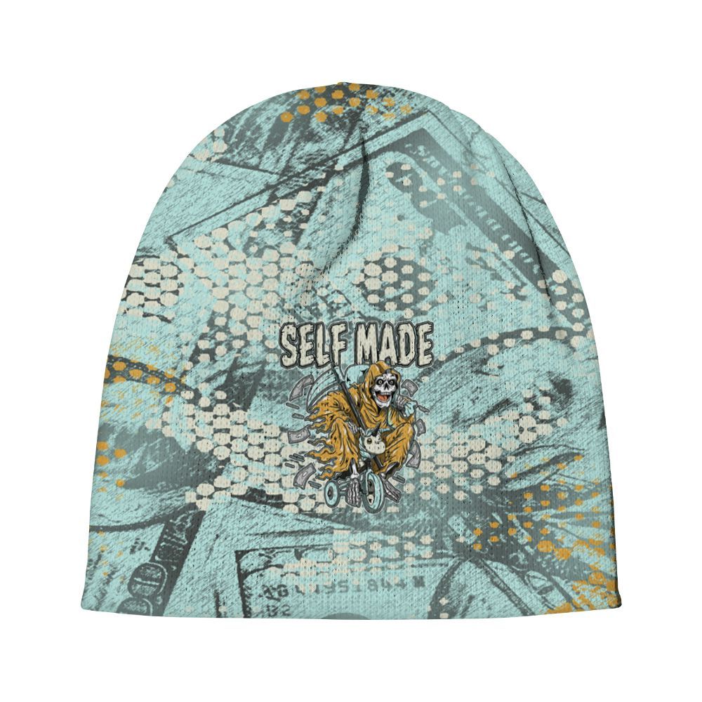 Beanie Hat To Match Pure Platinum 4s - Self Make Skeleton Banknotes Art Graphic