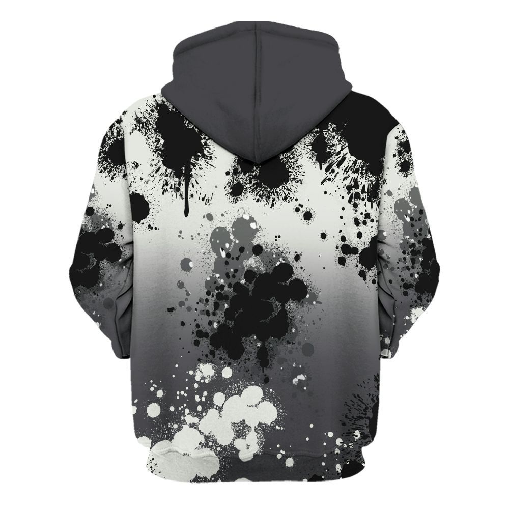 Hoodie To Match Fear 4s - God Blessed Ink Drip All Over Print