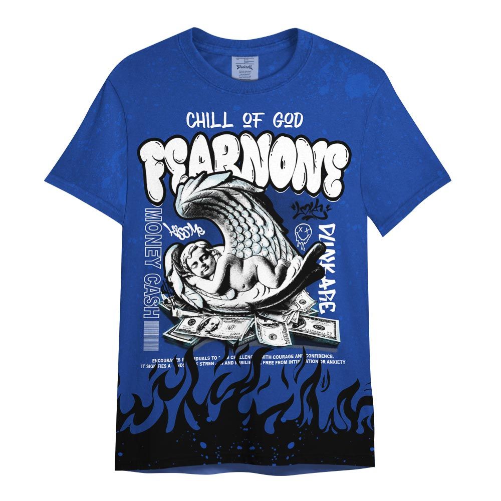 Shirt To Match Air Foamposite One Royal - Chill Of God Fear None Shirt Outfit