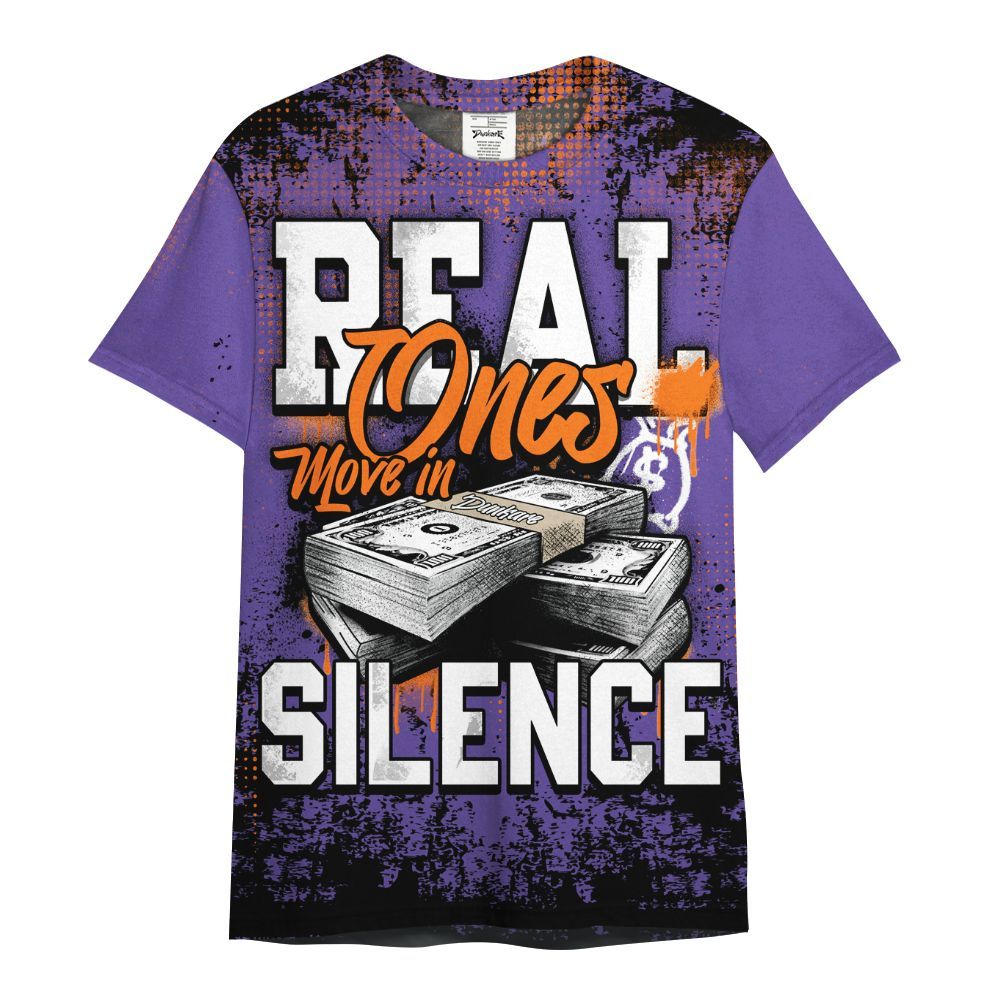Shirt To Match Air Max Waffle SP Voltage Purple - Move In Silence Money Street Retro All Over Print