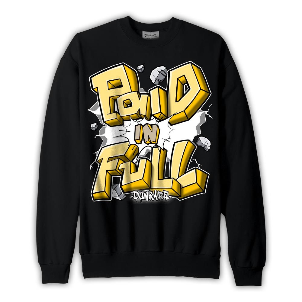 Sweatshirt To match Vivid Sulfur 4s Sweatshirt - Paid In Full Graphic 0205 NMP