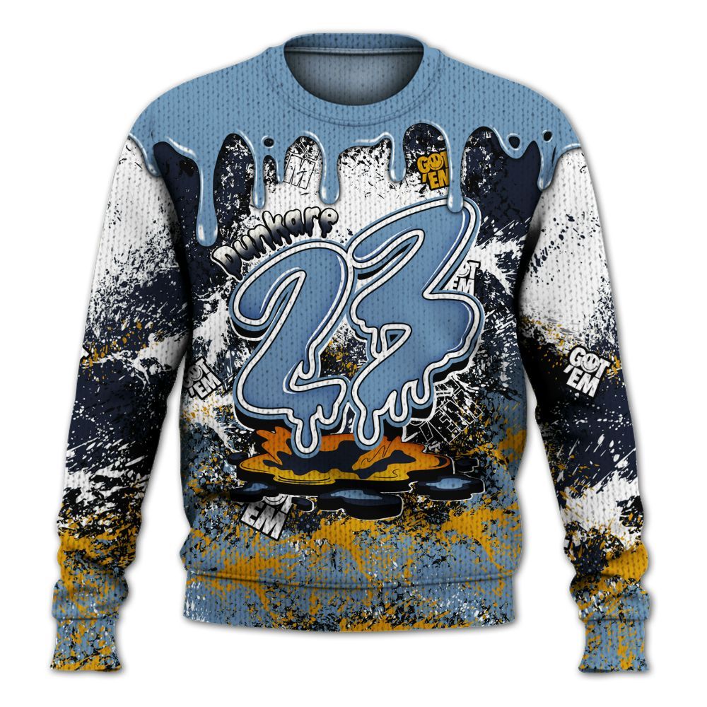 Knitted Sweater To Match High OG First In Flight 1s - Dripping 23 Drip