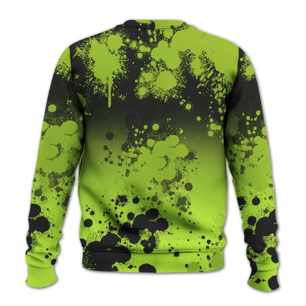 Sweatshirt To Match Air Force 1 Low Dance Volt - God Blessed Ink Drip All Over Print