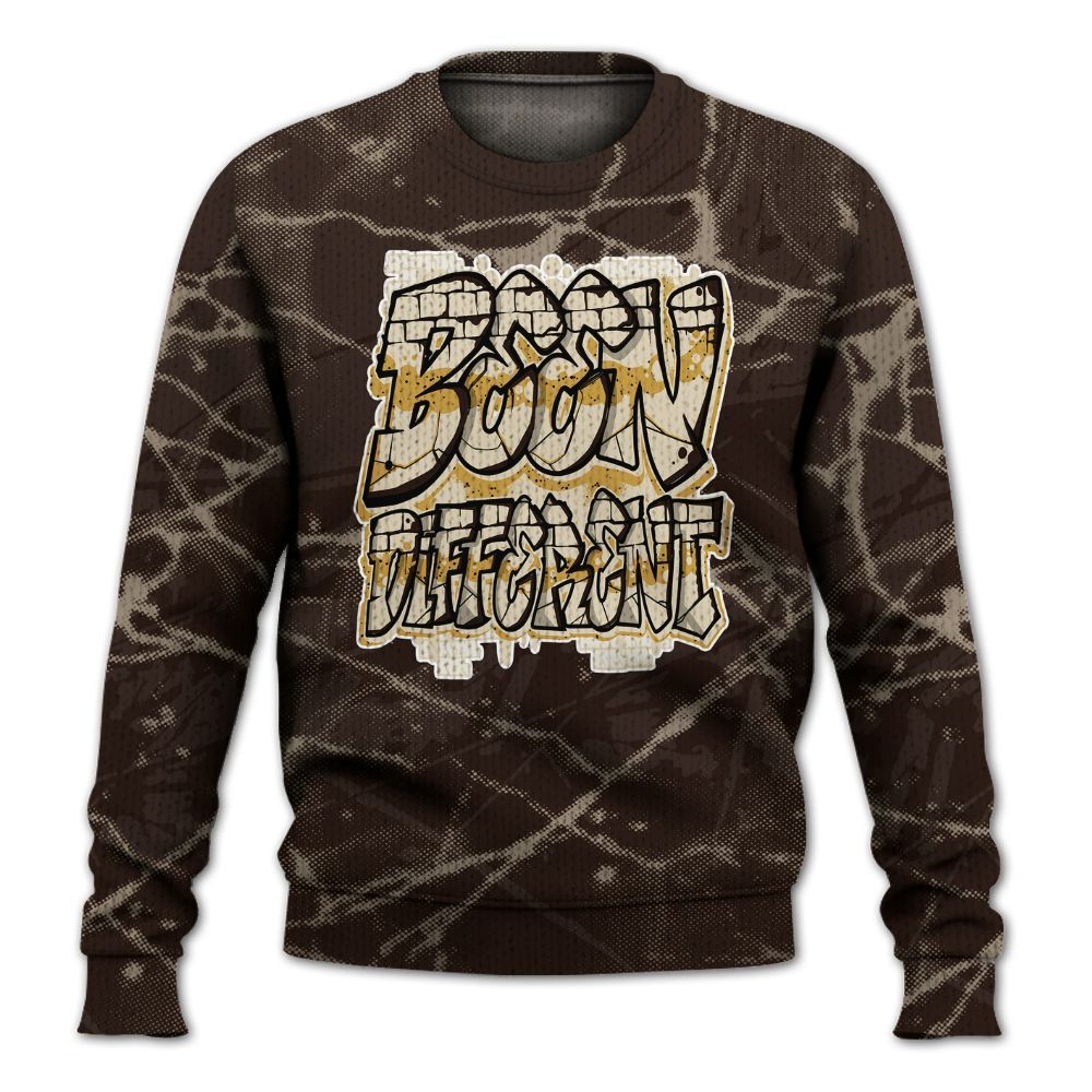 Knitted Sweater To Match 2025 Retro Earth 5s - To Different Graphic