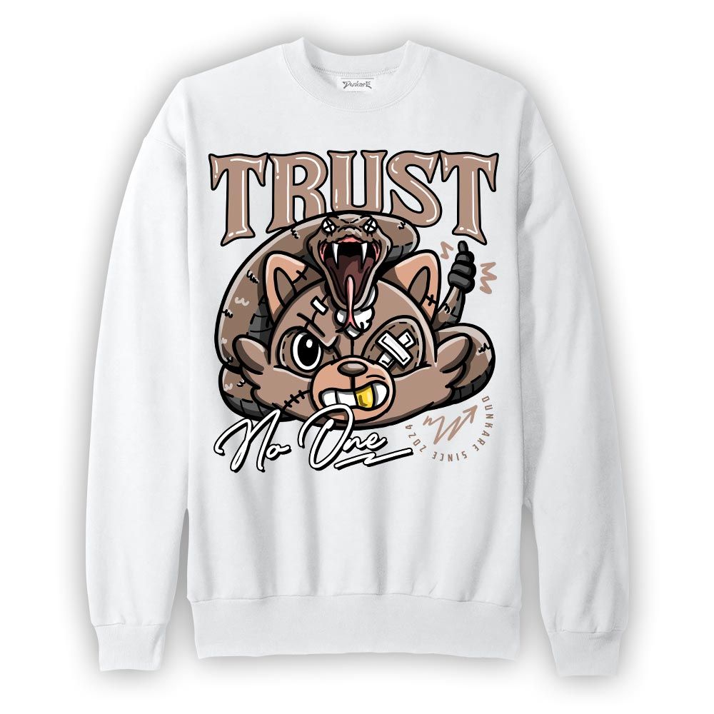 Sweatshirt To match OG Latte 1s Sweatshirt - Trust No Raccoon Graphic 1805 DNY