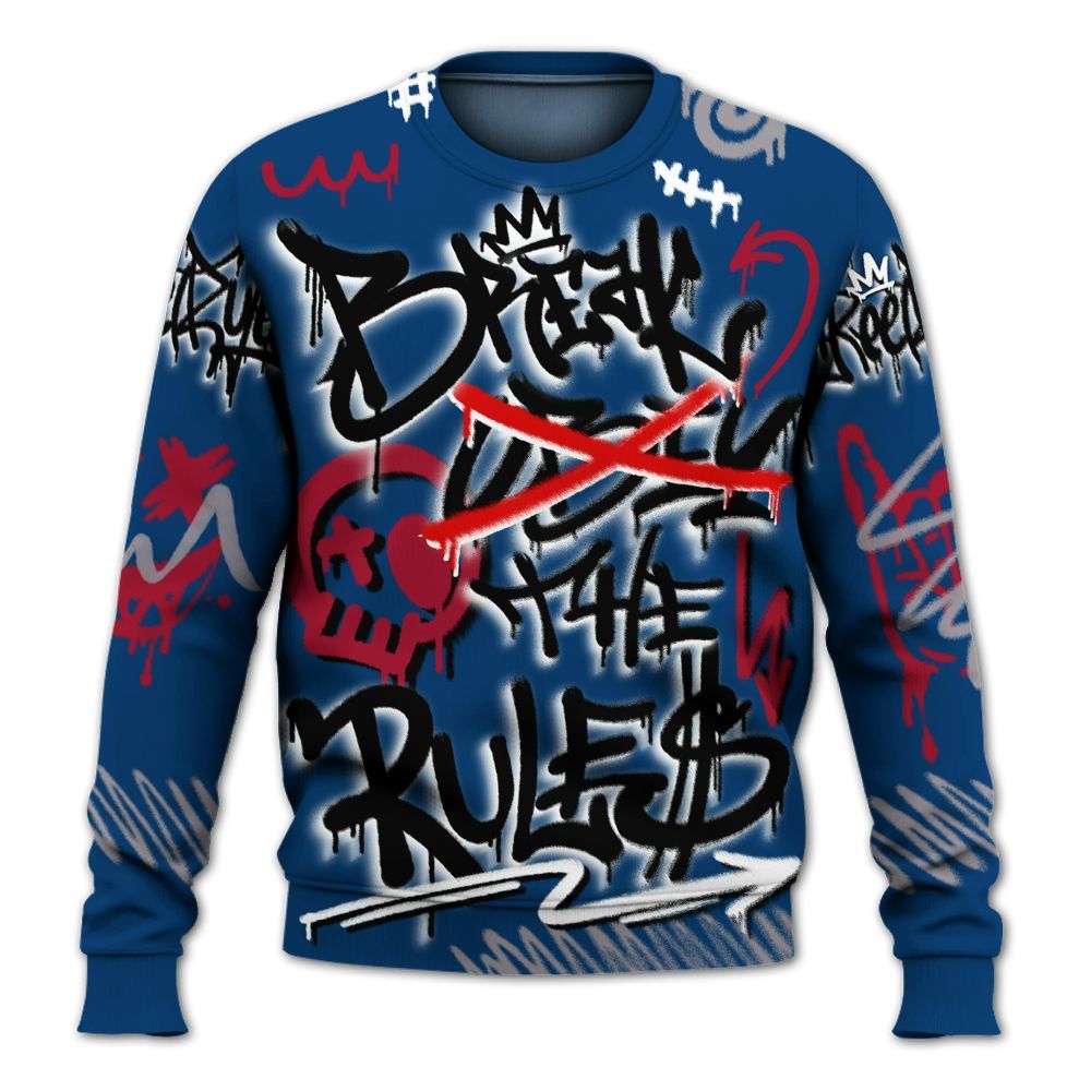 Sweatshirt To Match Rare Air 4s - Break Rules Streetwear All Over Print