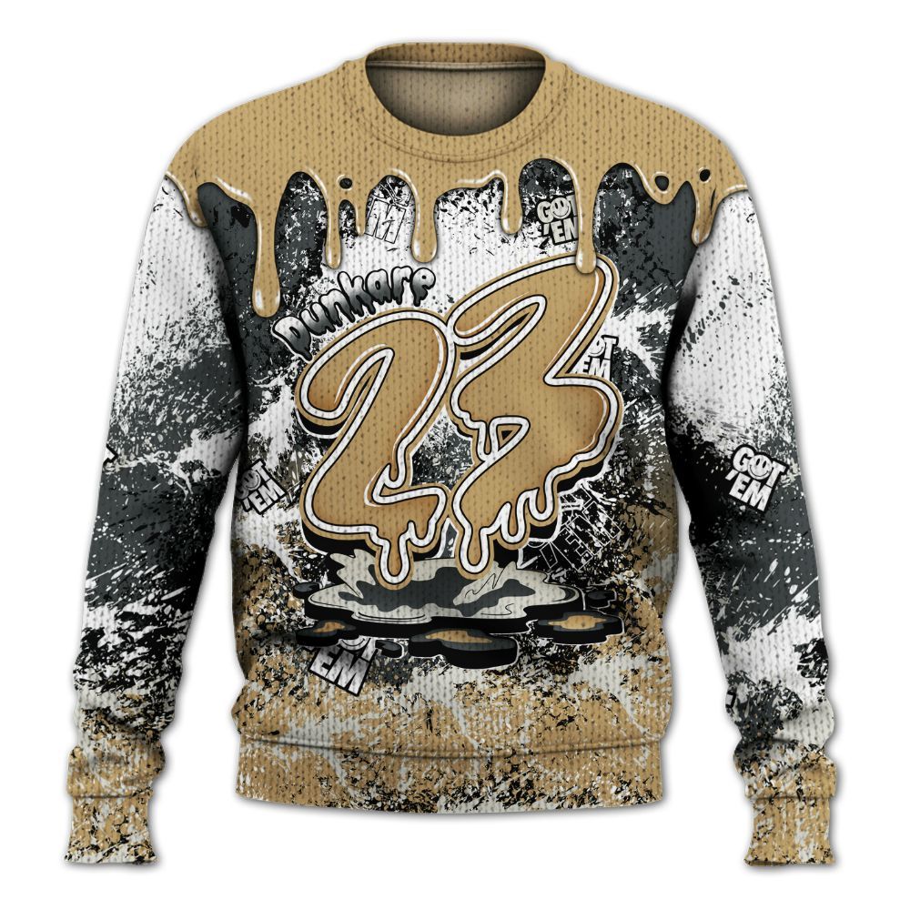 Knitted Sweater To Match Black LD 1000 - Dripping 23 Drip