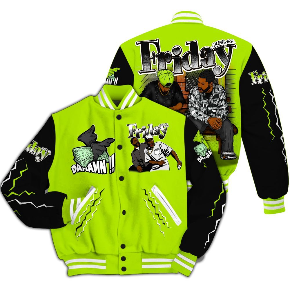 Varsity Jacket To Match Foamposite Voltage Black Air Pro 2026 - Friday Movie 90s TV All Over Print