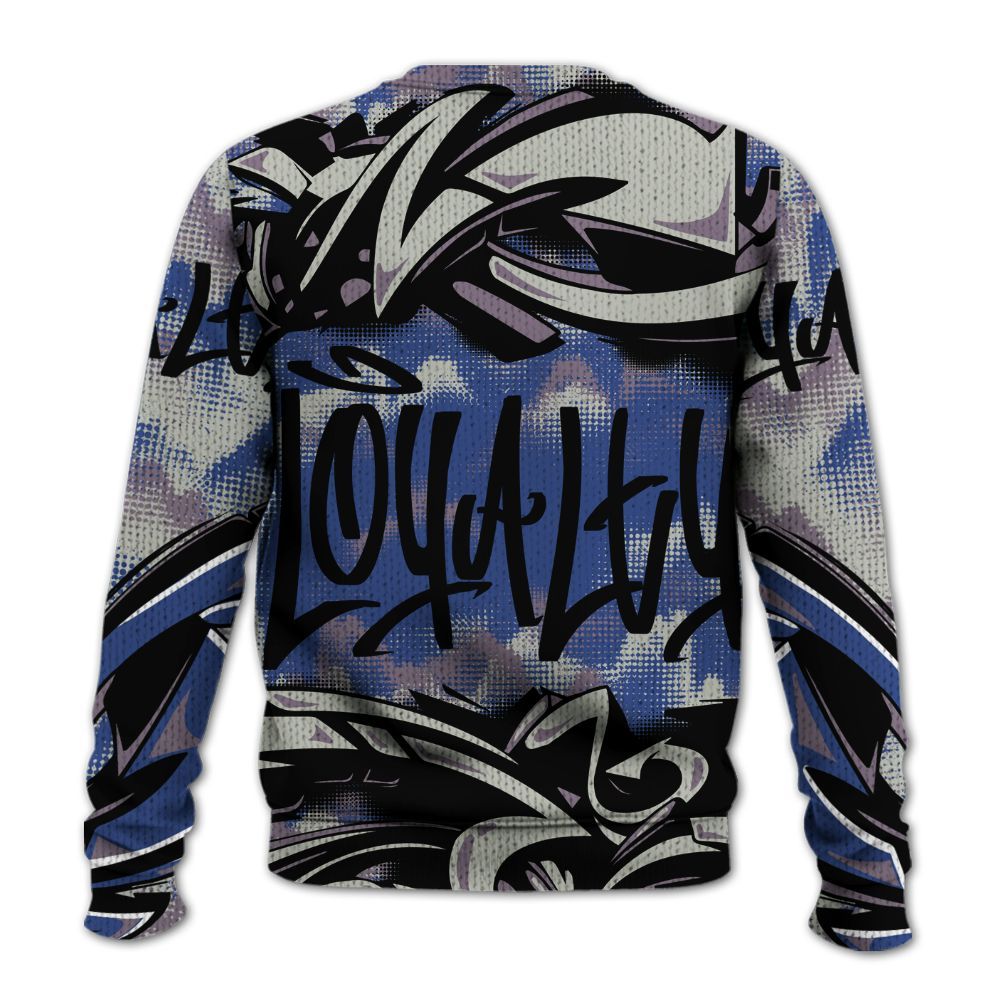 Sweater To Match Low OG Voodoo Alternate 1s - Loyalty Out Value Graffiti Graphic