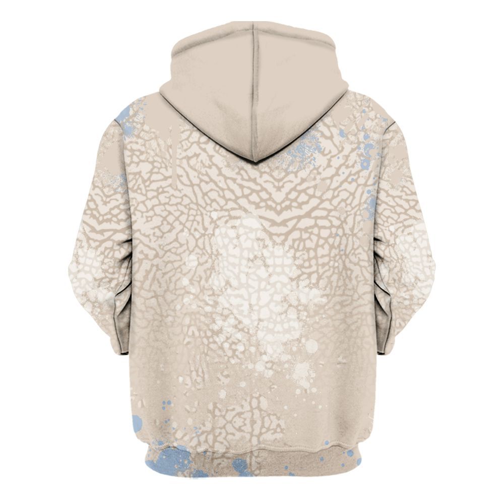 Hoodie To Match Desert Sand 3s - God Blessed Ink Drip All Over Print