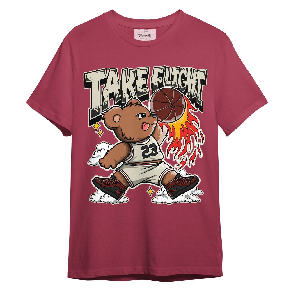 Shirt To Match High 85 Bred 1s - Number 23 Basketball Bear Unisex Shirt