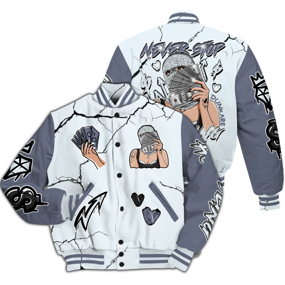 Varsity Jacket To Match Air Foamposite Jin Kazama - Hustling Unique All Over Print