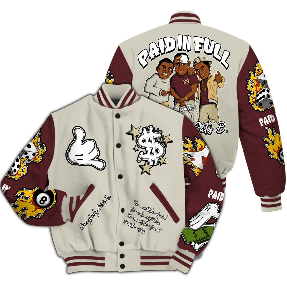 Varsity Jacket To Match Legacy 312 Year Of The Snake - Funny Everybody Paid In Full Graphic All Over Print