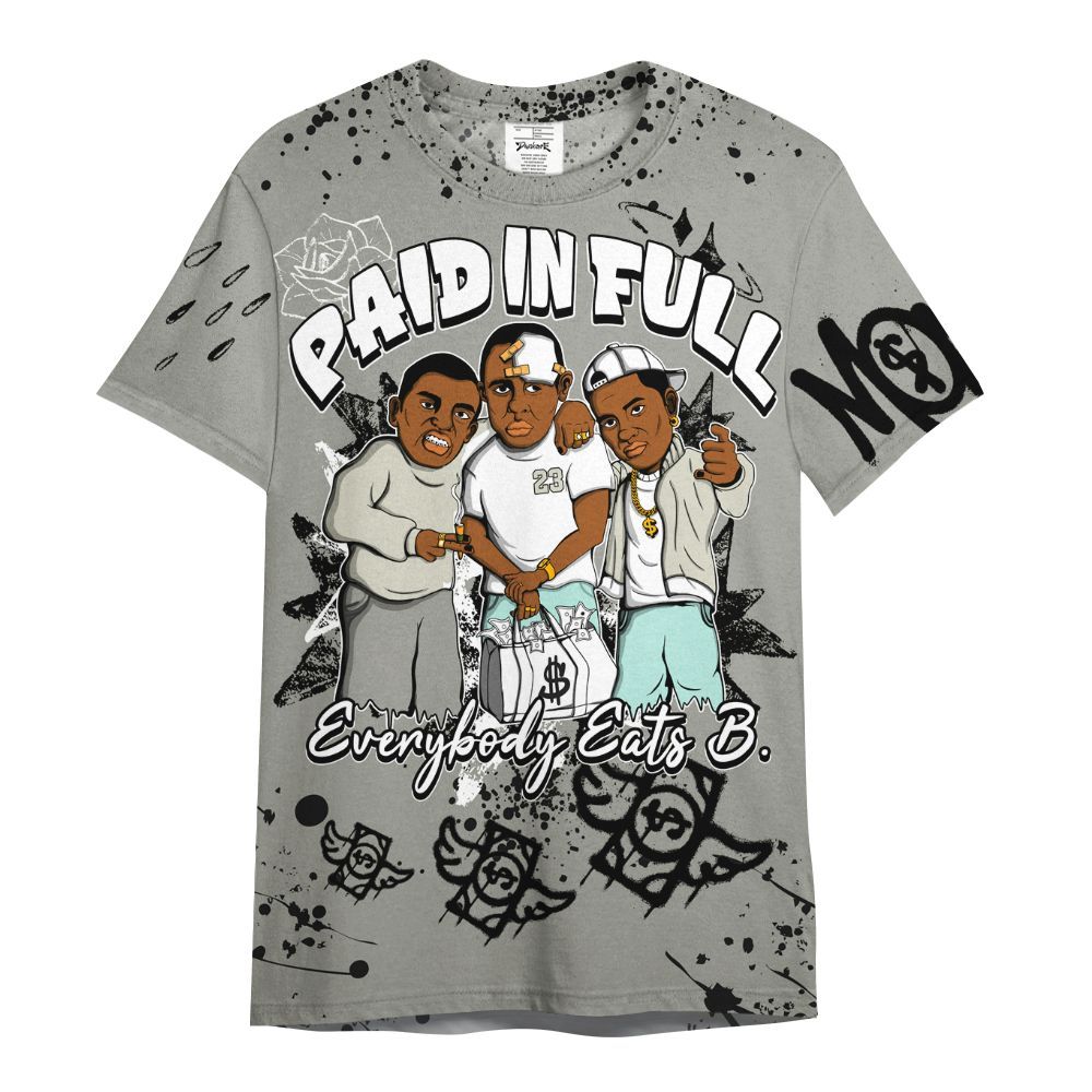 Shirt To Match Low OG Year Of The Snake 1s - Everybody Paid In Full Crayon All Over Print